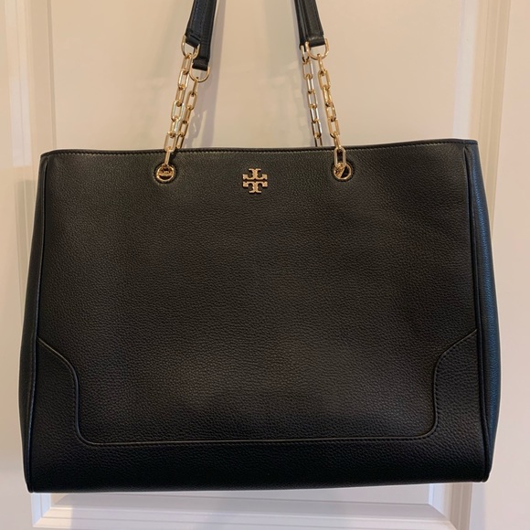 Tory Burch Marsden Pebbled Leather Tote - Picture 2 of 6